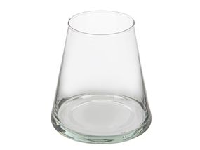 Дизайнерська скляна ваза кулястої форми Donna Classic, 16х16 см