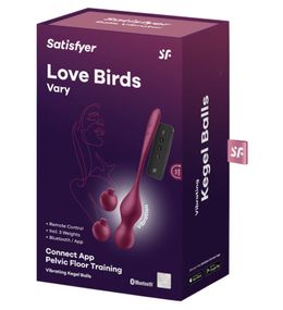 Вагінальні кульки - Satisfyer Love Birds Vary (App)