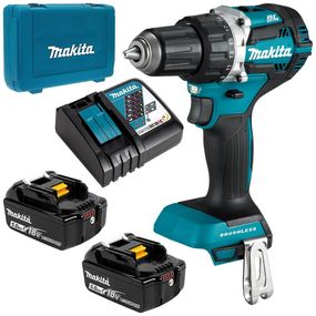 Шуруповерт-дрель аккумуляторный Makita DDF484RTE (54 Нм, 1.5-13 мм, BL, LXT)