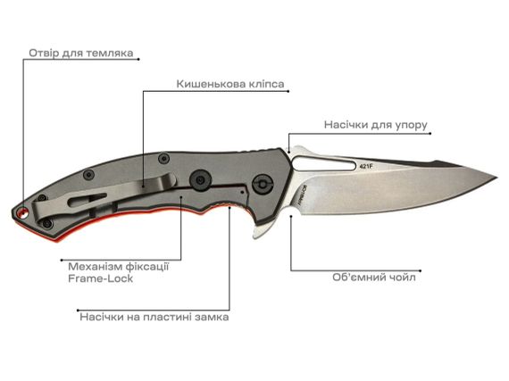 Ніж Skif Shark II SW Orange | Зображення 7