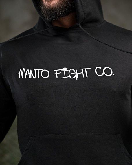 Худи manto fight go  black ПП7878 | Зображення 6