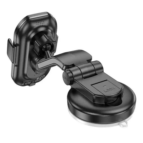 Автотримач з БЗП Borofone BH206 Wireless Charging Car Чорний | Зображення 2