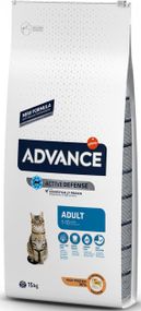Корм Advance Cat Chicken & Rice сухой с курицей и рисом для взрослых котов 15 кг