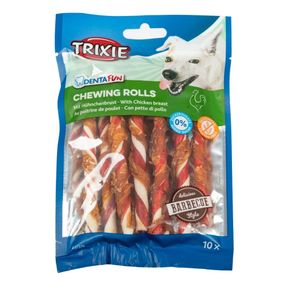 Ласощі для собак з куркою Trixie Denta Fun Chewing Rolls, 80 гр
