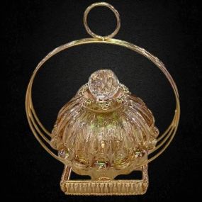 Піднос для фруктів та солодощів 16412-8 (1 тарілка) Fruit tray Золото