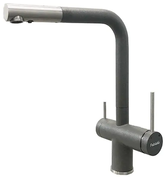 Кухонний змішувач Fabiano FKM 31.14 SS Titanium 8231.401.0779