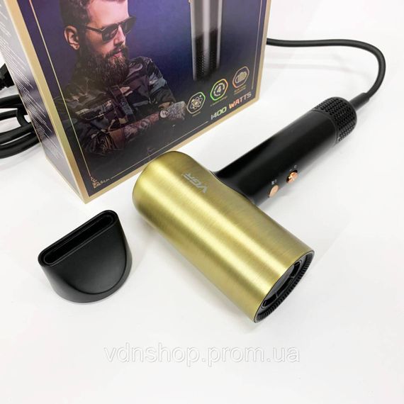 Хороший фен для дому, Малошумний фен для укладання волосся, Хороший потужний фен практичний TP-66 | Зображення 2