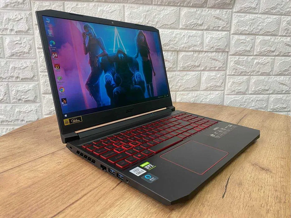 Ноутбук Acer Nitro 5 AN515-55 15.6"FHD/IPS/144Hz/i5 10300H/8/SSD256/RTX3050 | Зображення 1