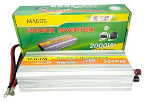 Інвертор потужний апроксимована синусоїда перетворювач напруги Magor 2000W 12V-220V