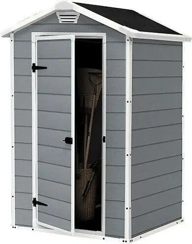 Сарай садовый пластиковый (домик) Keter (Кетер) MANOR 4x3 (17192190) Серый | Зображення 1