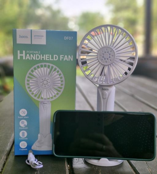 Вентилятор ручний кишеньковий портативний бездротовий на акумуляторі | Зображення 1