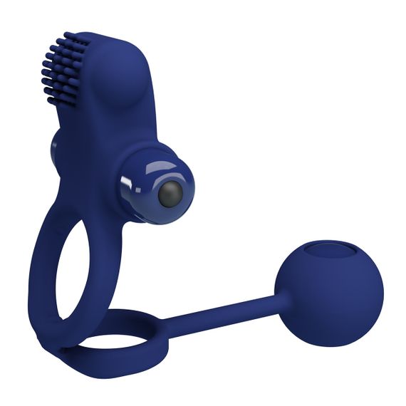 Эрекционное кольцо Pretty Love - Powerful ring, 10 vibration functions, BI-210211-3 sexstyle | Зображення 9