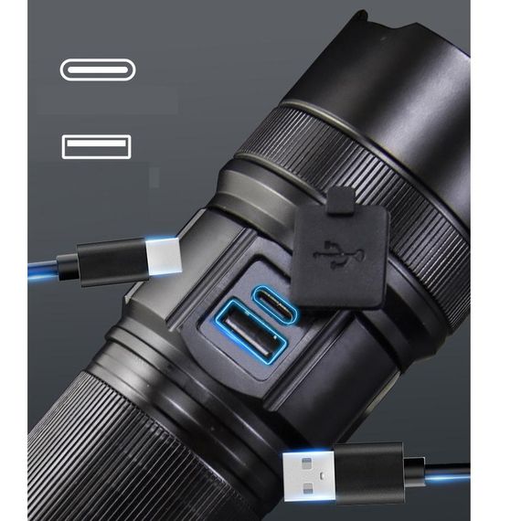 Ліхтар AK180 WHITE LASER LED PM30-TG Power Bank, ЗУ Type-C, zoom, 5 фільтрів (47476-AK180_494) | Зображення 7