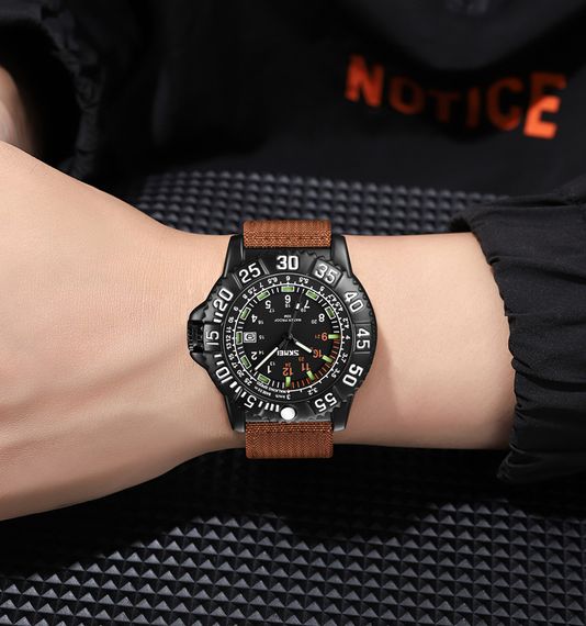 Чоловічий годинник Skmei 9281BN Brown | Зображення 2