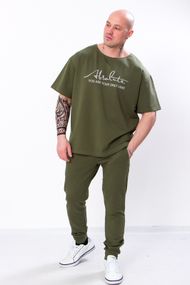 Комплект чоловічий (футболка+брюки) Носи своє 56 Зелений (p-6604-108966)