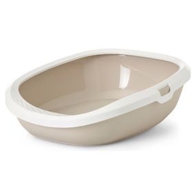 Туалет для котов Savic Gizmo, бежевый, 44 см х 35.5 см х 12.5 см
