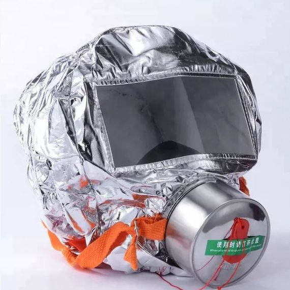 Маска протигаз, панорамний протигаз FK-648 Fire mask | Зображення 1