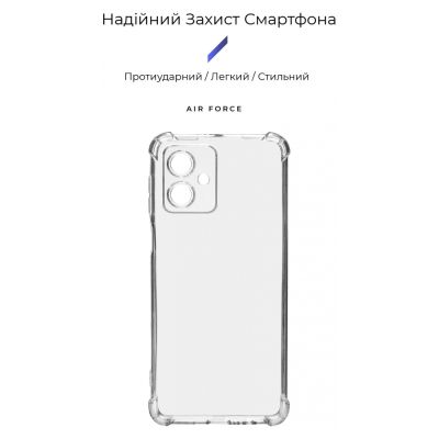 Чехол для мобильного телефона Armorstandart Air Force Motorola G54 Power Transparent (ARM72375) | Зображення 2