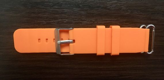 Силіконовий ремінець для дитячих годин Smart Kids Q60 / Q80 / Q90 / Q100 - Orange | Зображення 1