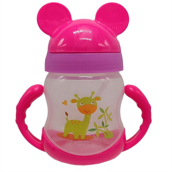 Поильник с силиконовым носиком "Микки" MGZ-0325(Crimson) 250 мл