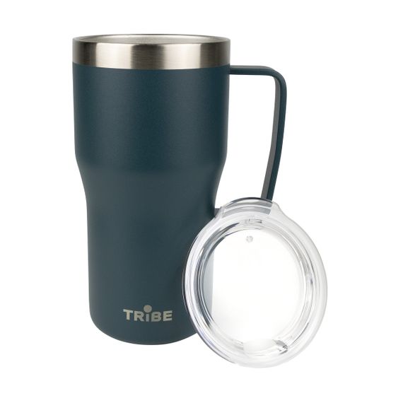 Термочашка Tribe Travel Mug 600 мл, Дорожня кружка трайб для авто та кемпінгових крісел, Синій | Зображення 1