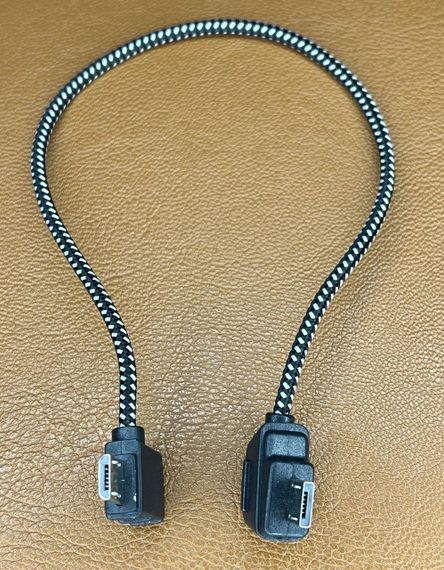 Кабель кутовий RC Port to MicroUSB Standart 207mm для квадрокоптера DJI Mavic 2 Pro / Mini / SE / Mavic Air | Зображення 1