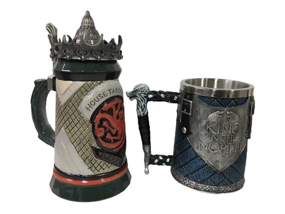 Подарунковий набір Кухоль Game Of Thrones House Targaryen Fire And Blood Гра Престолів і King In The North | Зображення 1