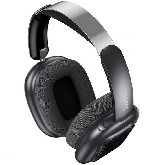 Накладные беспроводные наушники Hoco ESD23 Lasting ANC with display Black | Зображення 2
