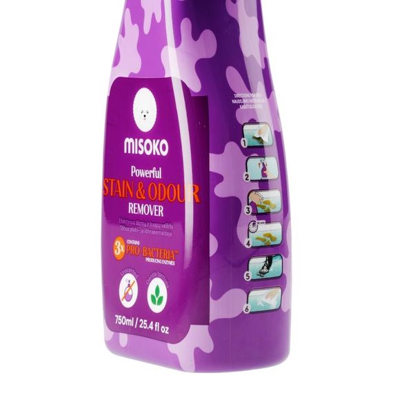 Спрей от пятен и запахов от собак Misoko Stain & Odor Remover, 750 мл | Зображення 3