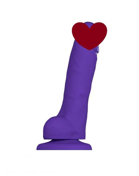 Реалистичный фаллоимитатор Strap-On-Me SOFT REALISTIC DILDO Violet - Size M sexstyle
