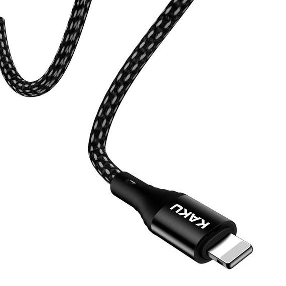 USB кабель Kaku KSC-282 USB - Lightning 1m с таймером - Black | Зображення 3