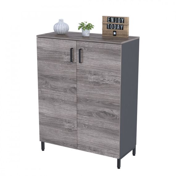 Тумба офисная Loft Design LT-900-1200 антрацит дуб борас | Зображення 6