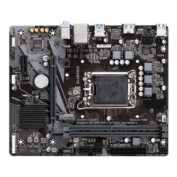 Материнська плата GIGABYTE H610M K DDR4 | Зображення 2