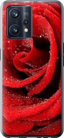 Чехол на Realme 9 Красная роза "529u-2866-17620"