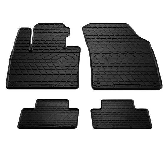 Гумові килимки (4 шт, Stingray Premium) для Volvo XC90 2015-2024 рр