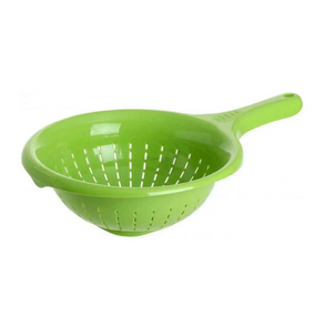 Друшляк з ручкою пластик 39 світло-зелений Ламела