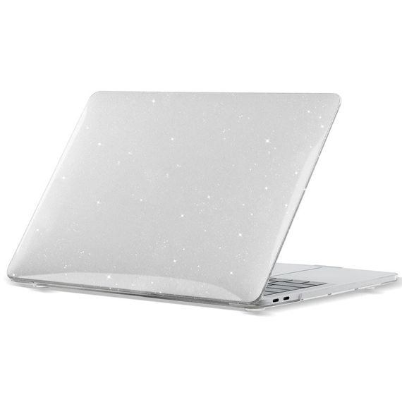 Чехол-накладка Glitter для Apple MacBook Pro 13.3" (A1706/A1708/A1989/A2159/A2289/A2251/A2338) Прозрачный