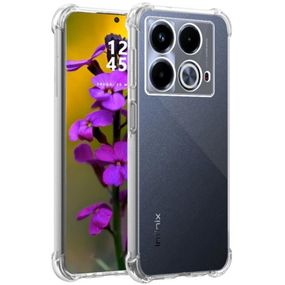 TPU чохол GETMAN Ease logo посилені кути Full Camera для Infinix Note 40 4G Безбарвний (прозорий)