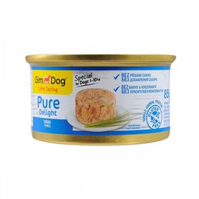 Вологий корм з тунцем для собак GimDog Little Darling Pure Delight, 85 гр