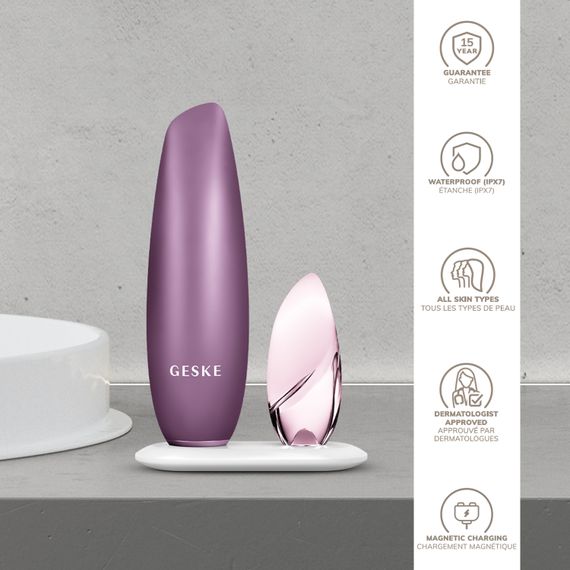 Безконтактна магнітна пілінг-маска GESKE Touchless Magnetic Peeling Mask 5в1 pink | Зображення 2