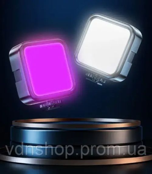 Студійна LED лампа WL-R1, 23000-7000K, освітлення для зйомки, RGB підсвічування | Зображення 1