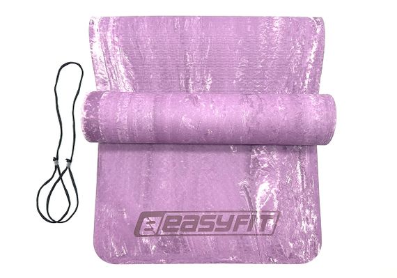 Коврик для йоги та фітнесу EasyFit PER Premium Mat 8 мм Фіолетовий (EF-1930-1-V) | Зображення 1