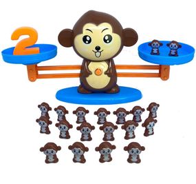Обезьянка весы с цифрами игра развивающая детская математическая Caunting Monkey