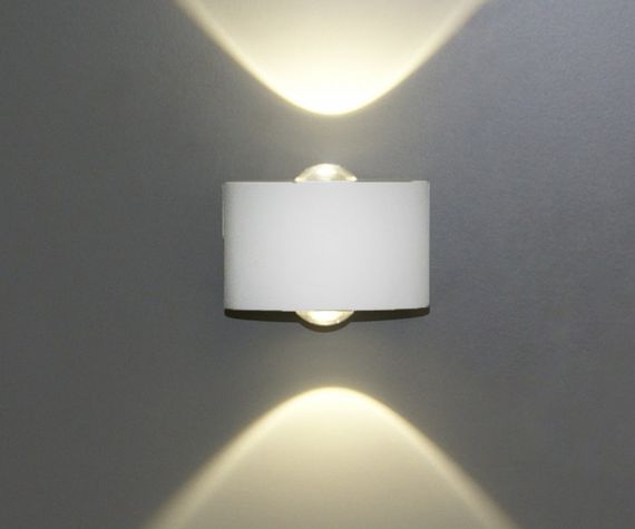 Уличный светильник AL-264/2х1W WW LED IP54 WH | Зображення 4