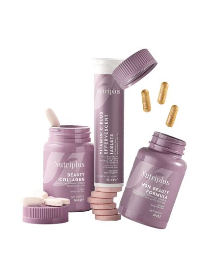 Набір вітамінів для краси та здоров'я волосся нігтів шкіри Farmasi Nutriplus | HSN формула краси +Beauty Collagen + Вітамін С | Зображення 7