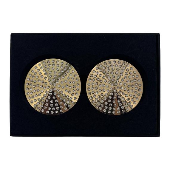 Пэстисы на соски Guilty Pleasure Noir Taille, золотые Sex Aura | Зображення 4