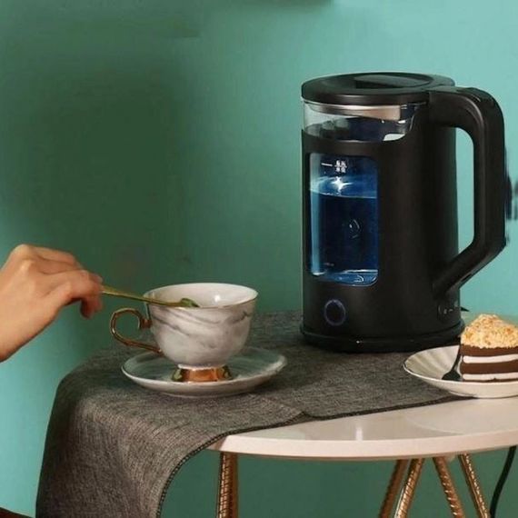 Электрочайник для чая и воды, Стеклянный электрочайник с встроенной подсветкой отличный OC-10 | Зображення 4