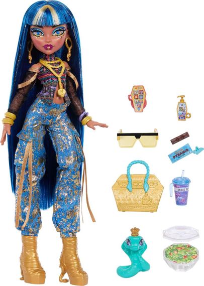 Кукла Монстр Хай Клео де Нил с аксессуарами Оригинал Mattel Monster High Cleo De Nile Клеопатра | Зображення 2