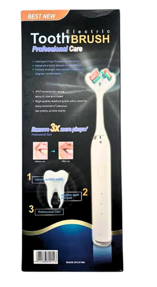 Акумуляторна зубна щітка Electric Toothbrush Best New з подвійною головкою ∙ Ефективна зубна щітка Electric Toothbrush | Зображення 5