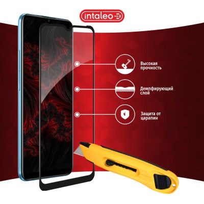 Стекло защитное Intaleo Full Glue RealMe C21 Black (1283126518508) | Зображення 3
